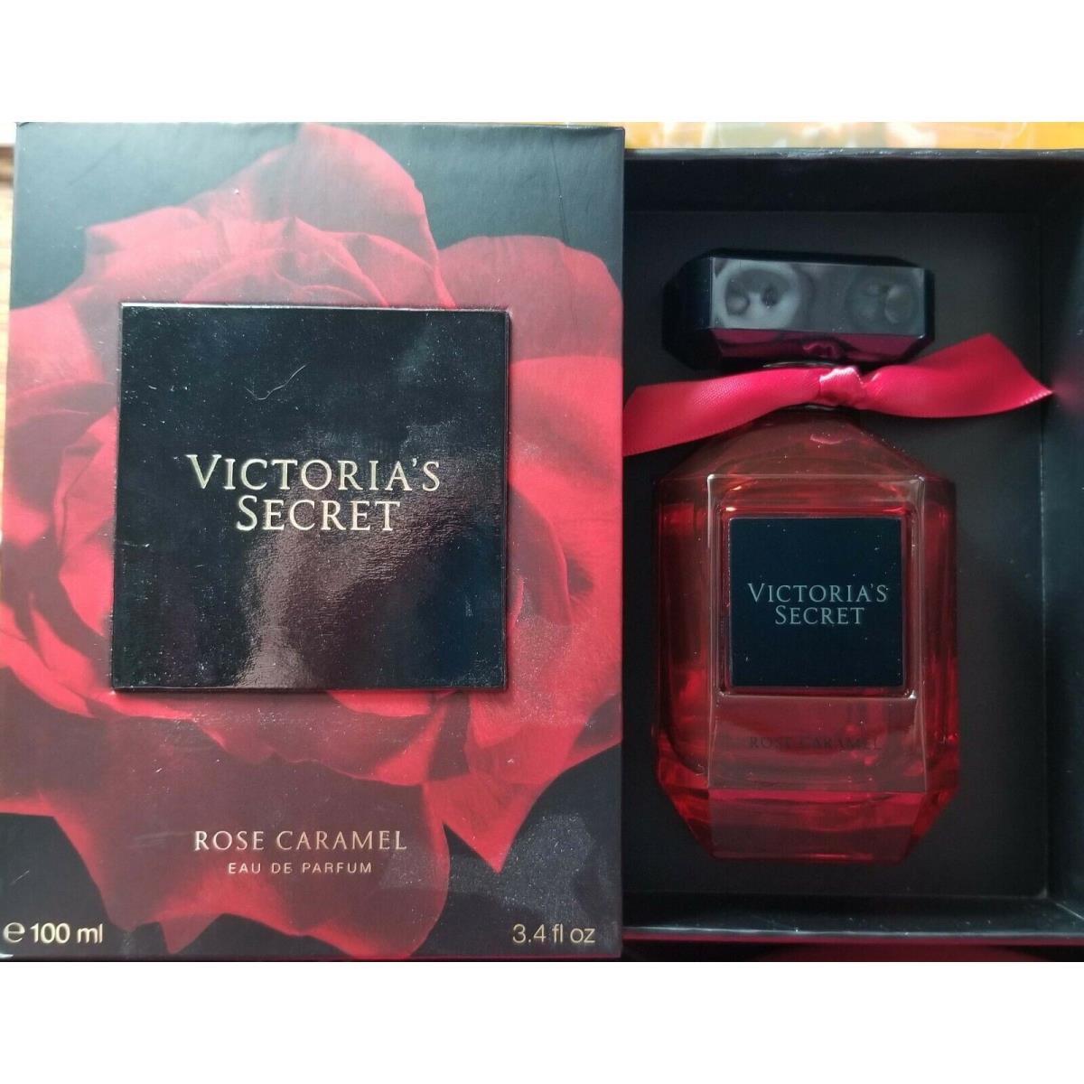 Victoria`s Secret Rose Caramel Eau de Parfum 3.4 fl oz 100 ml in a Gift Box