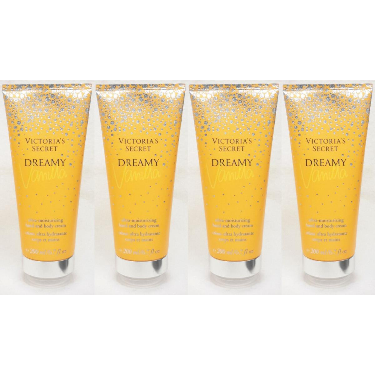 4 Victoria`s Secret Dreamy Vanilla Ultra Moisturizing Body Lotion Hand Cream