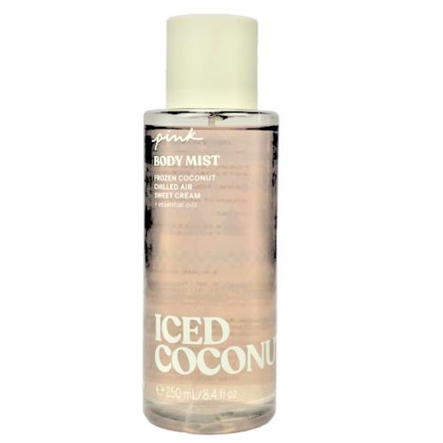 Victoria S Secret Pink Iced Coconut Fragrance Body Mist Spray Splash 8.4 oz