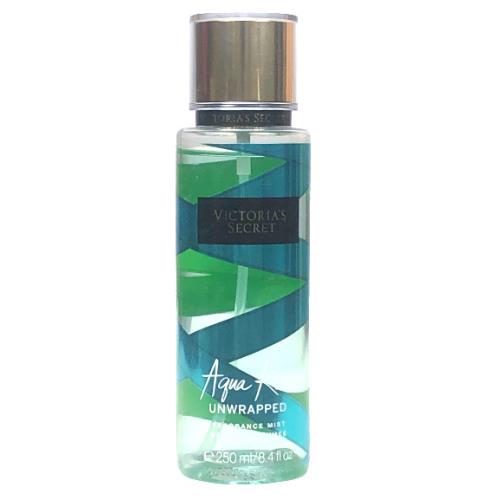 Victorias Secret Aqua Kiss Unwrapped Fragrance Body Mist Spray Splash 8.4 oz