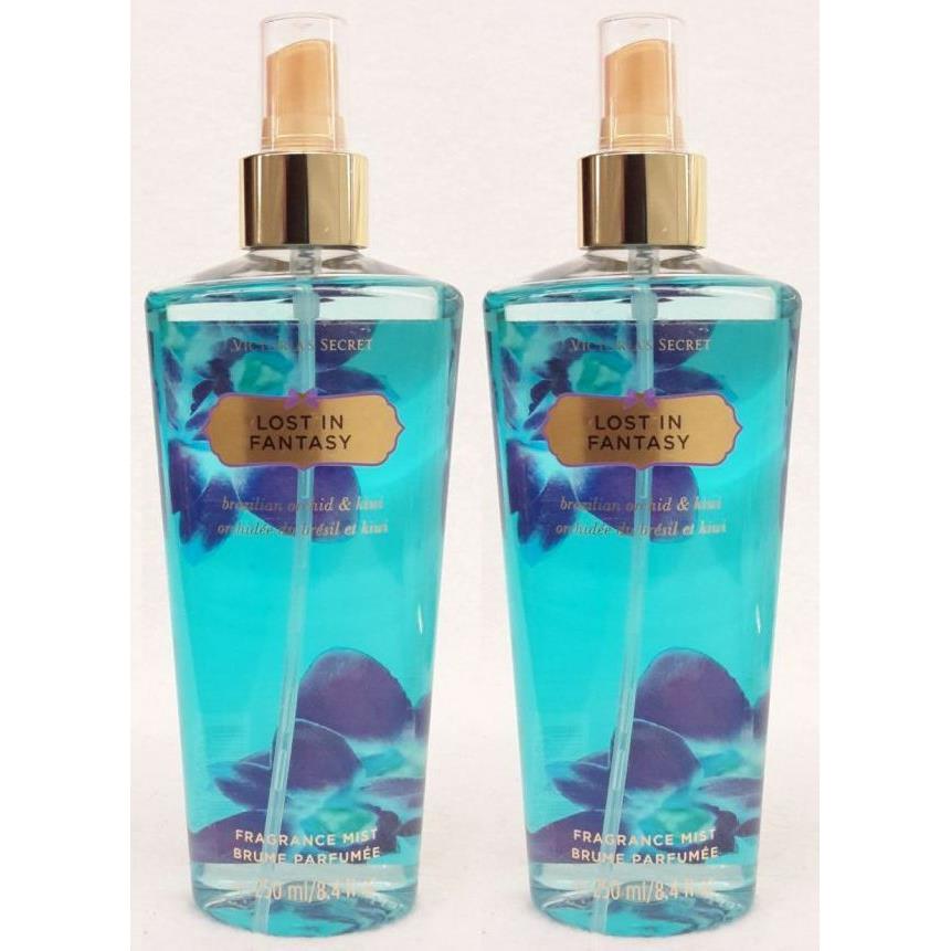 2 Victoria`s Secret Lost IN Fantasy Fragrance Body Mist 8.4 oz