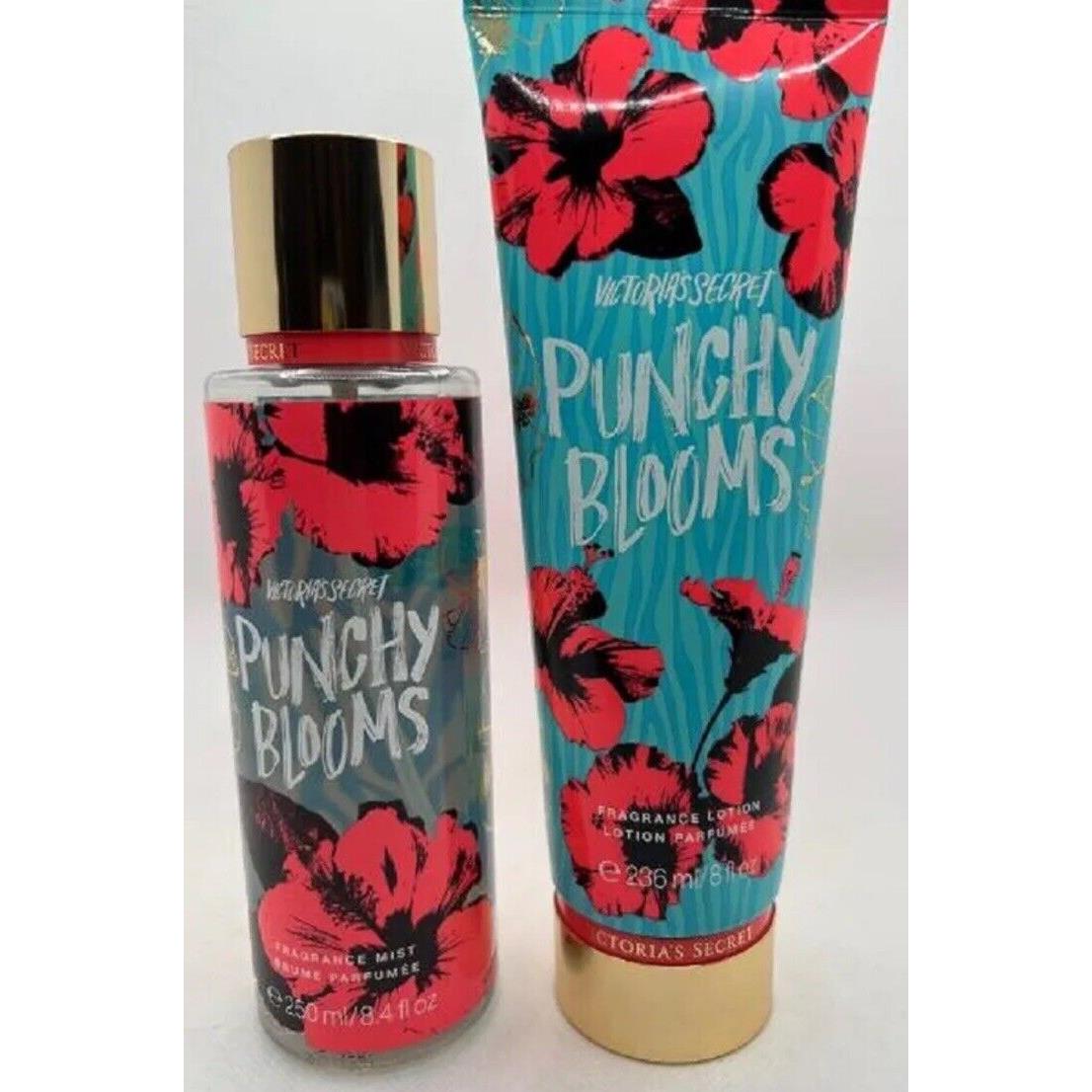 Victoria`s Secret Punchy Blooms Body Lotion Fragrance Mist Set