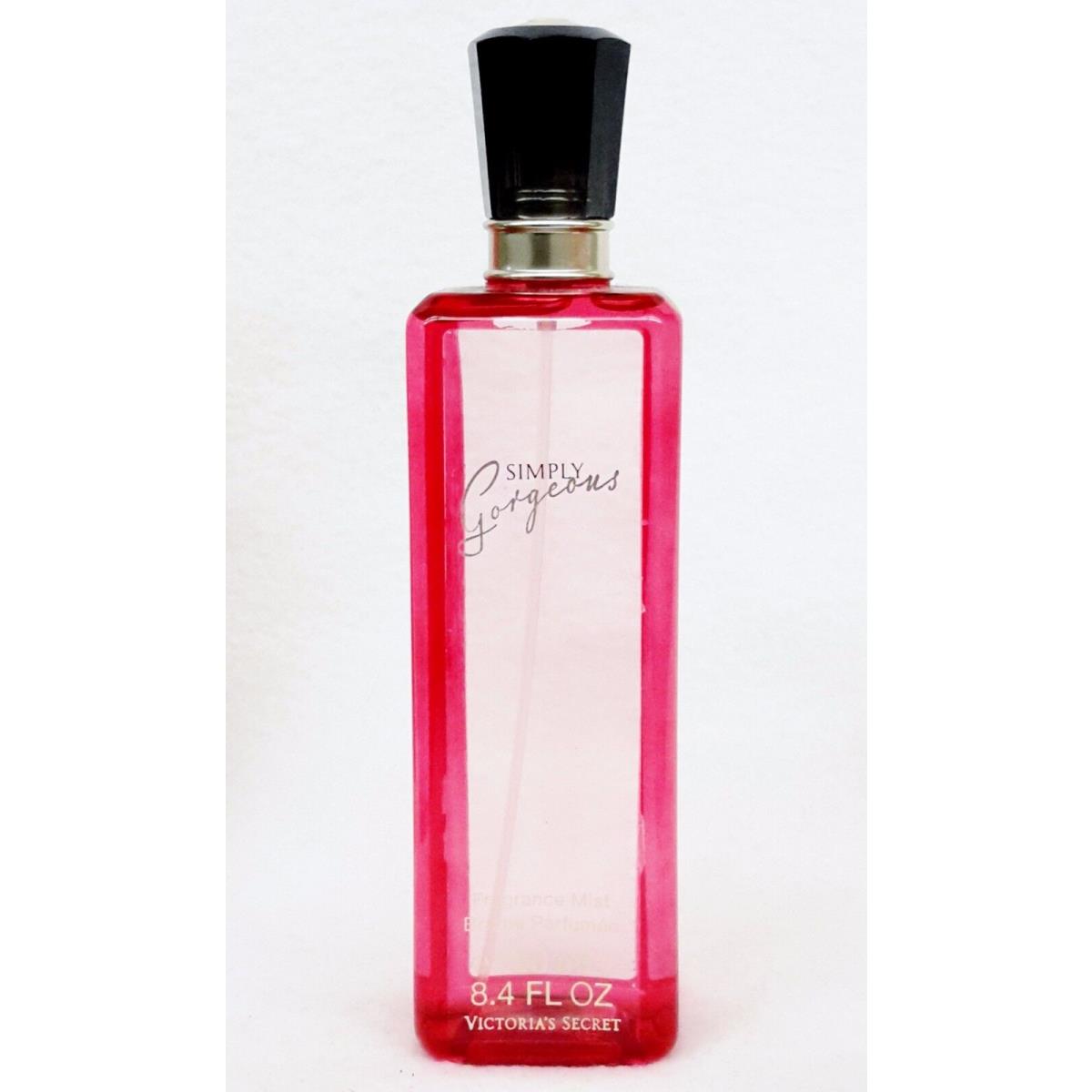 1 Victoria`s Secret Simply Gorgeous Fragrance Mist Perfume Body Spray 8.4 oz Htf