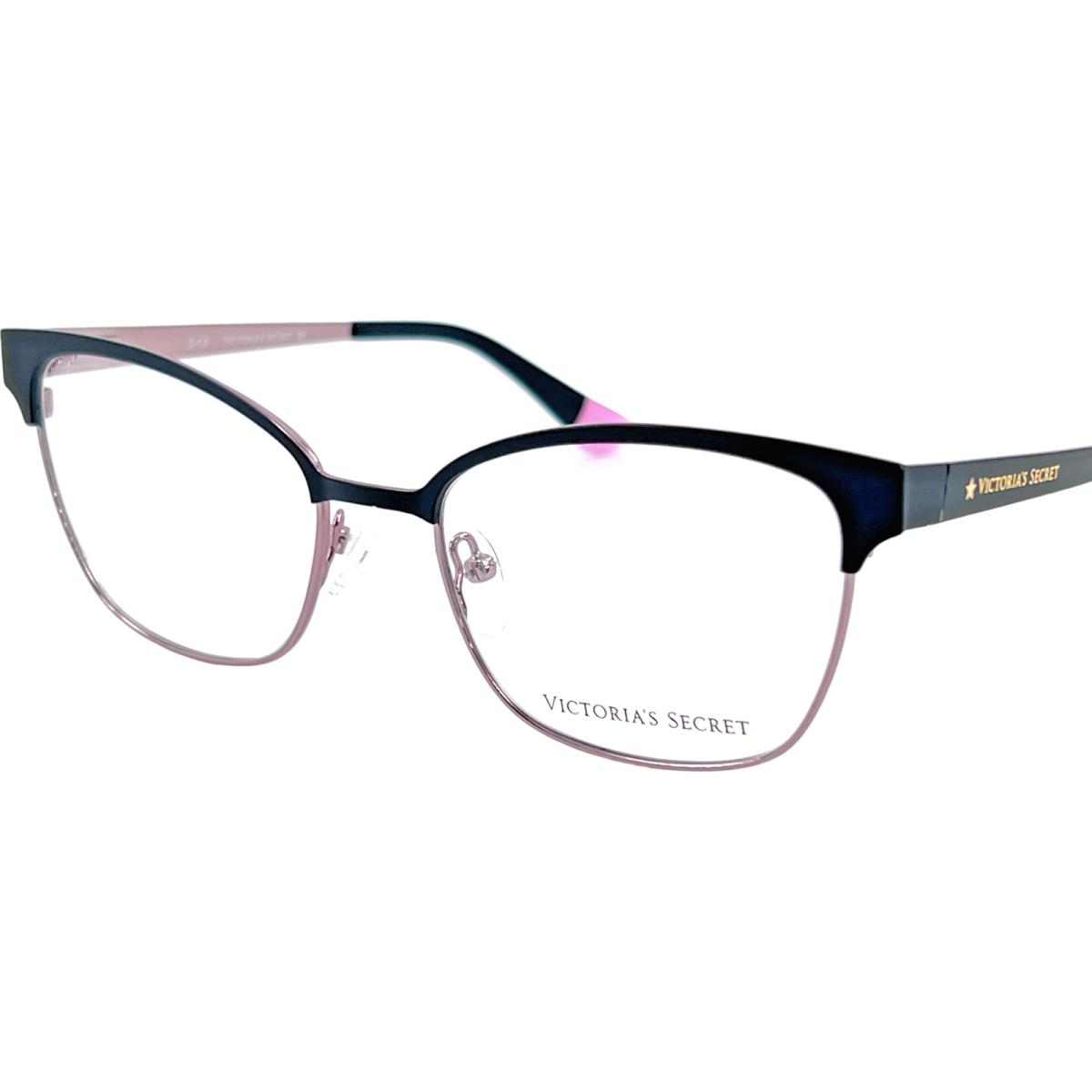 Victoria`s Secret VS5026 Women`s Metal Eyeglass Frame 002 Black 51-17 W/case