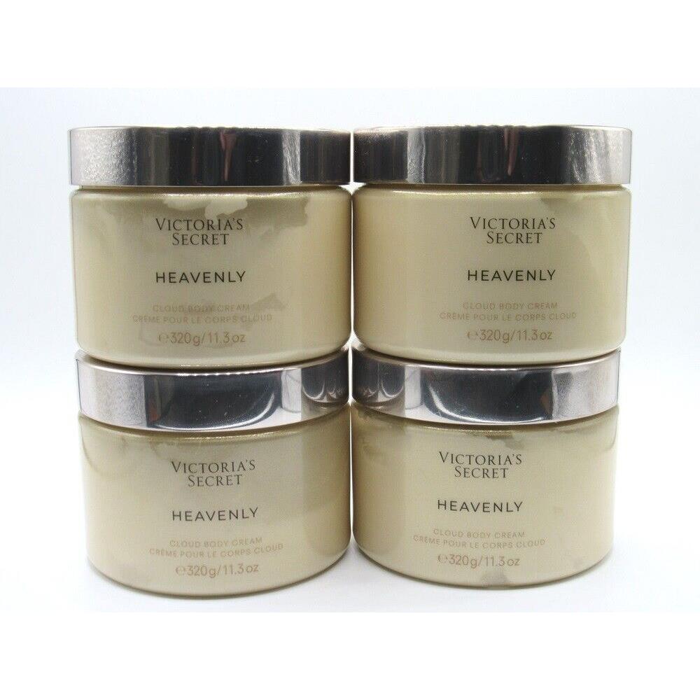 Victoria`s Secret Heavenly Cloud Body Cream 11.3 OZ Lot OF 4 Pcs