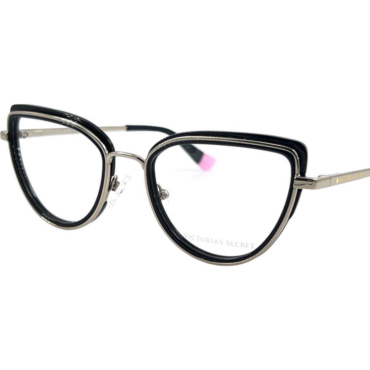 Victoria`s Secret VS5020 Women`s Metal Eyeglass Frame 001 Black / Gold 51-19