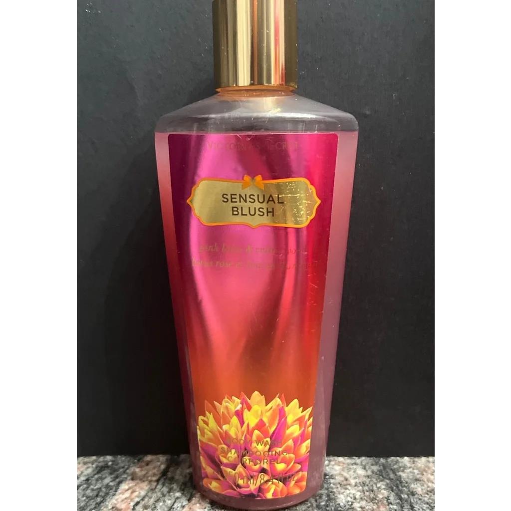 Victorias Secret Sensual Blush Pink Lotus Sultry Wood Body Wash