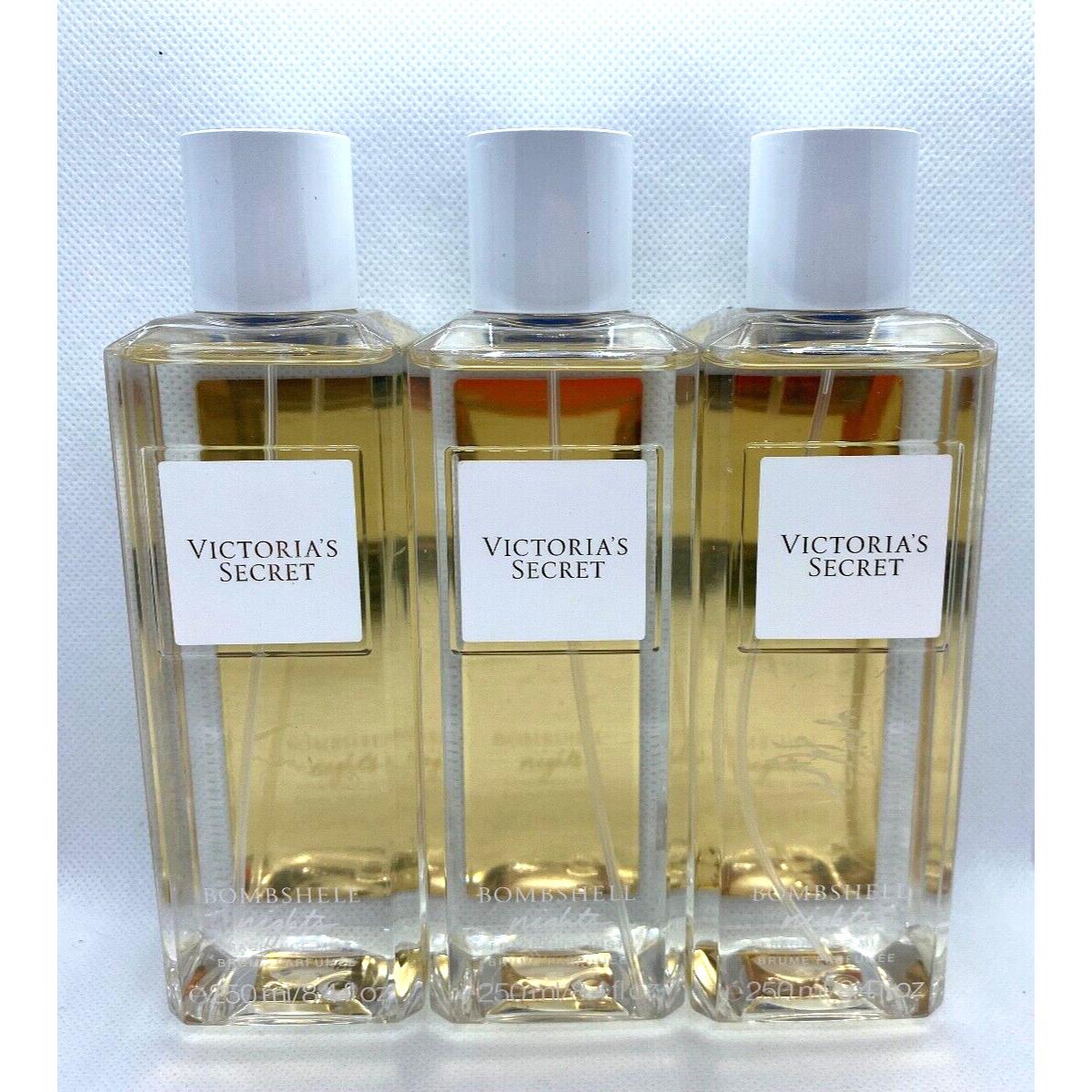 Victoria`s Secret Bombshell Nights Body Mist 8.4fl oz / 250 ml Set of 3