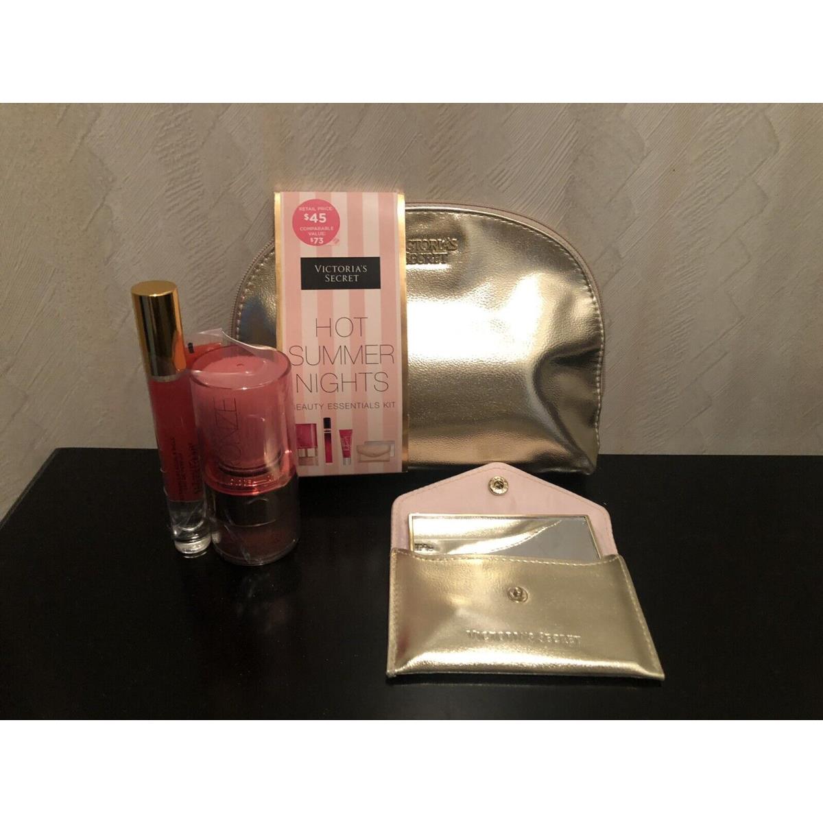 Victoria`s Secret Pink Kit Instant Bronzing Shimmer Powder Lipgloss Perfume