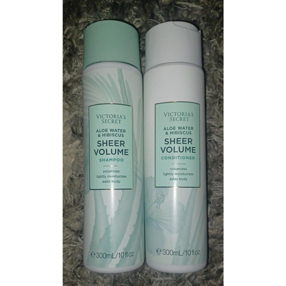 Victoria`s Secret Aloe Water Hibiscus Sheer Volume Shampoo Conditioner Set