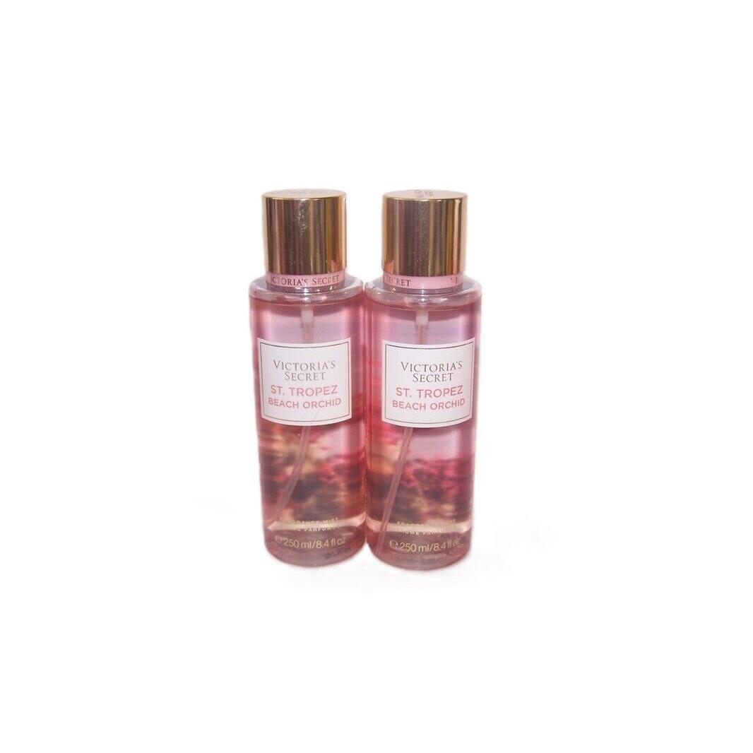 Victoria`s Secret St.tropez Beach Orchid Fragrance Mist Spray 8.4 oz Lot of 2