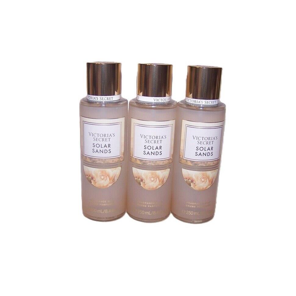 Victoria`s Secret Solar Sands Fragrance Mist 8.4 fl oz Lot of 3