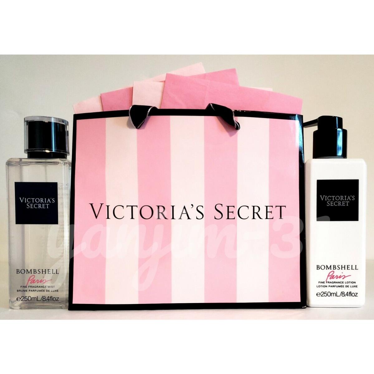 Victoria Secret - Bombshell Paris - Fragrance Mist and Lotion Set - I