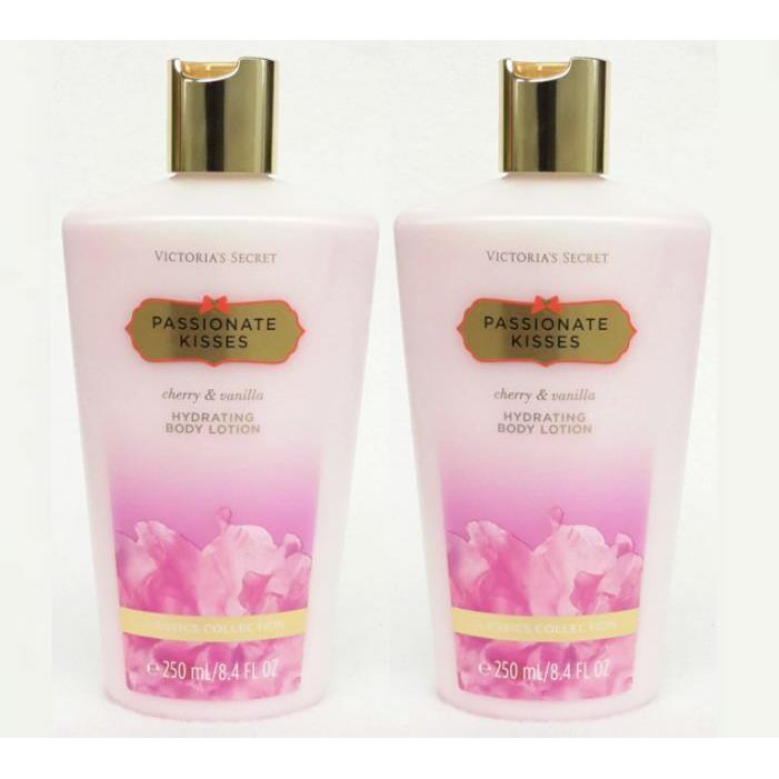 2 Victoria`s Secret Passionate Kisses Cherry Vanilla Body Lotion