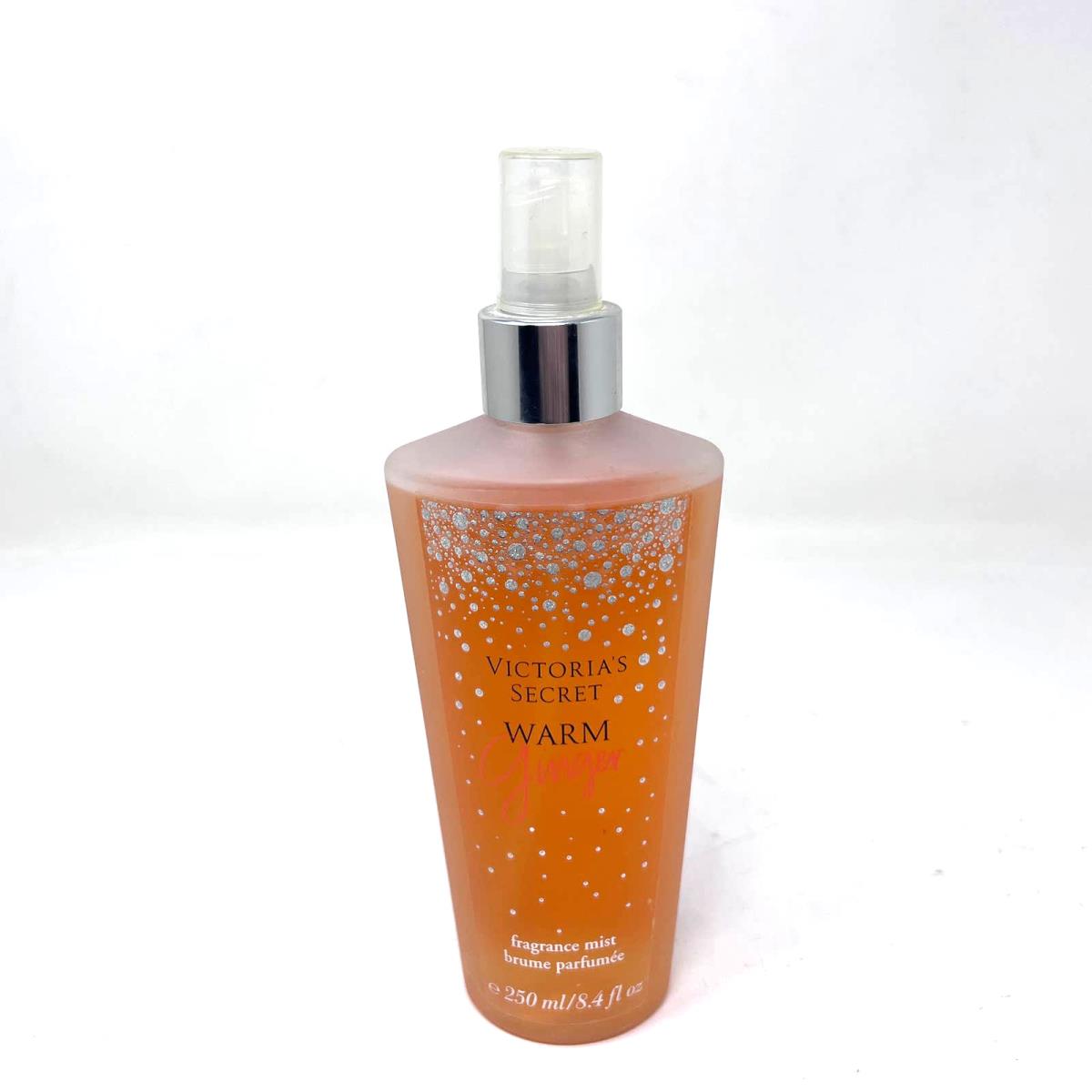 Victoria`s Secret Warm Ginger Holiday Edition Fragrance Mist Spray Bottle 8.4 Oz