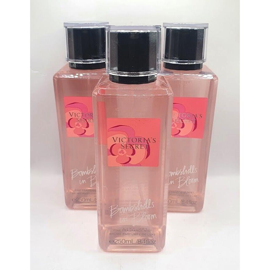 Victoria`s Secret Bombshells IN Bloom Body Mist 8.4 FL OZ Set OF 3