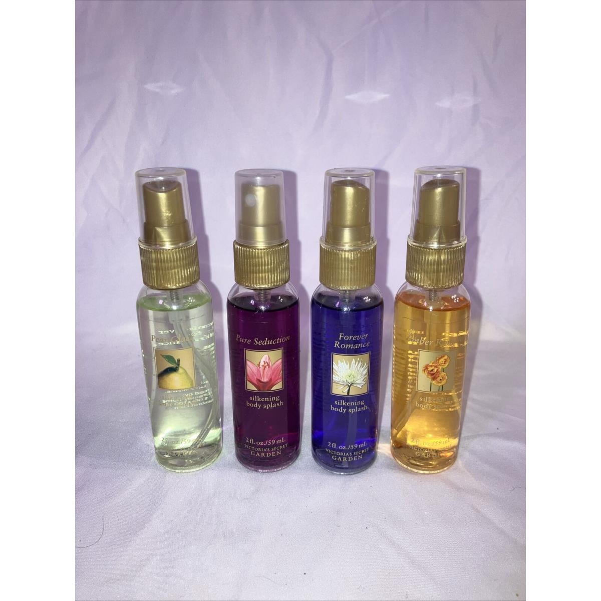 Victoria s Secret Vintage Collection Set Of 4 Silkening Body Splash 2 Oz Each