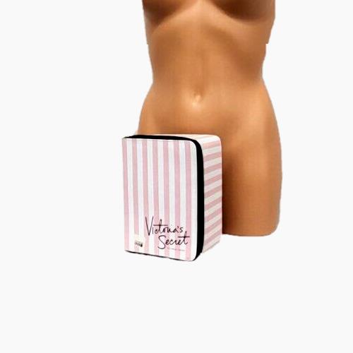 Victorias Secret Iconic Stripe Beauty Jewelry Box Train Bra Panty Case