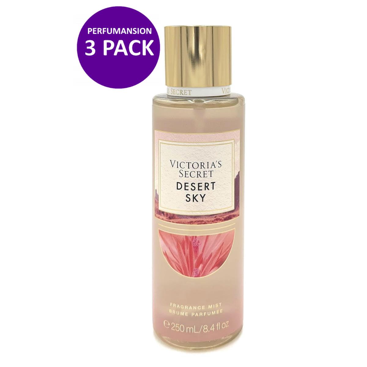 Victoria`s Secret Desert Sky Body Mist Spray 8.4 OZ 3 Pack