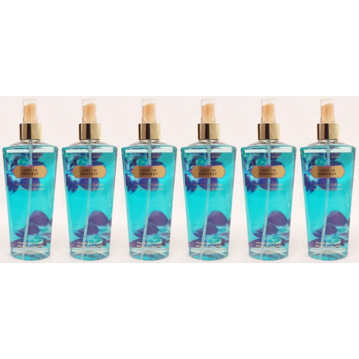 6 Victoria`s Secret Lost IN Fantasy Fragrance Body Mist 8.4 oz