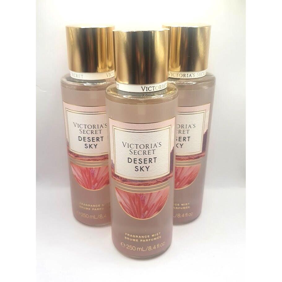 Victoria`s Secret Desert Sky Body Mist 8.4 FL OZ Set OF 3