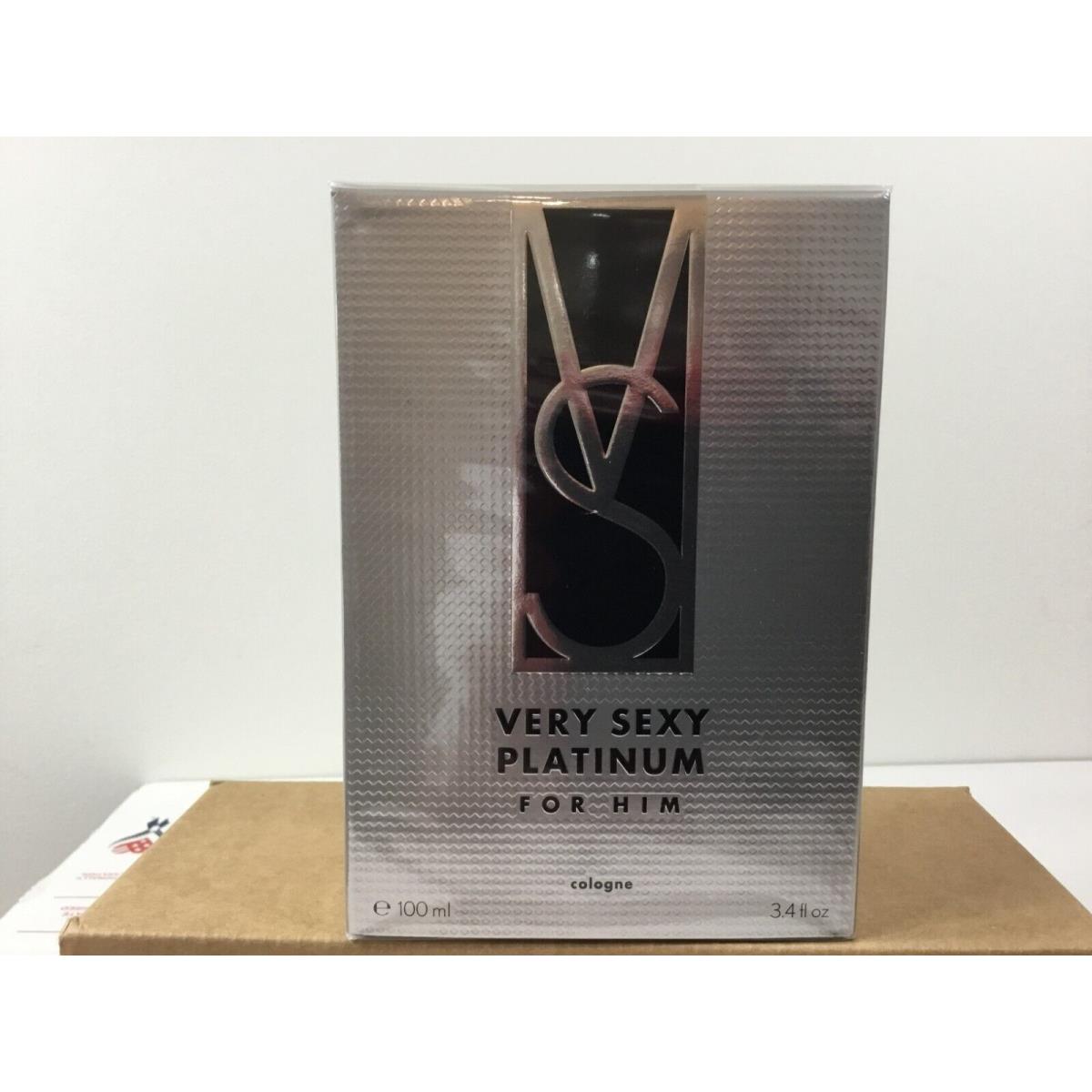 Victoria`s Secret Very Sexy Platinum For Him Cologne 3.4oz 100ml Spray