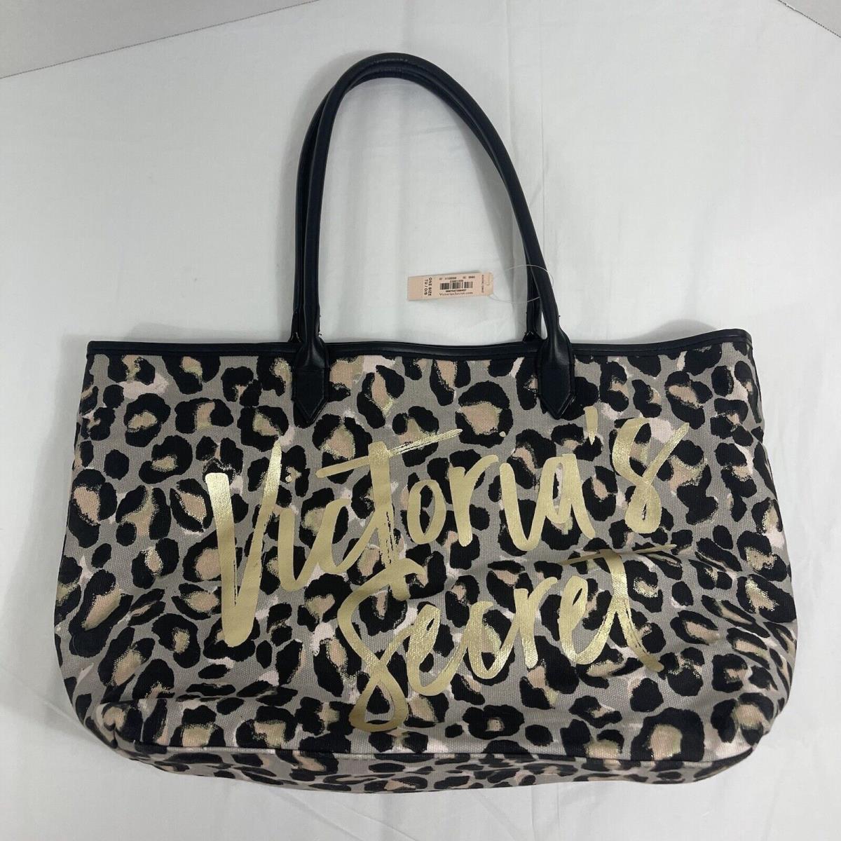 Victoria`s Secret Animal Print Leopard Pink Weekender Tote Shoulder Bag 2017