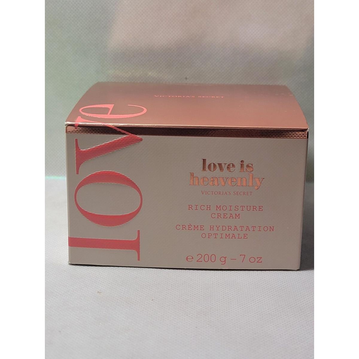 Victoria`s Secret Love is Heavenly Fragranced Rich Moisture Body Cream 7 Oz