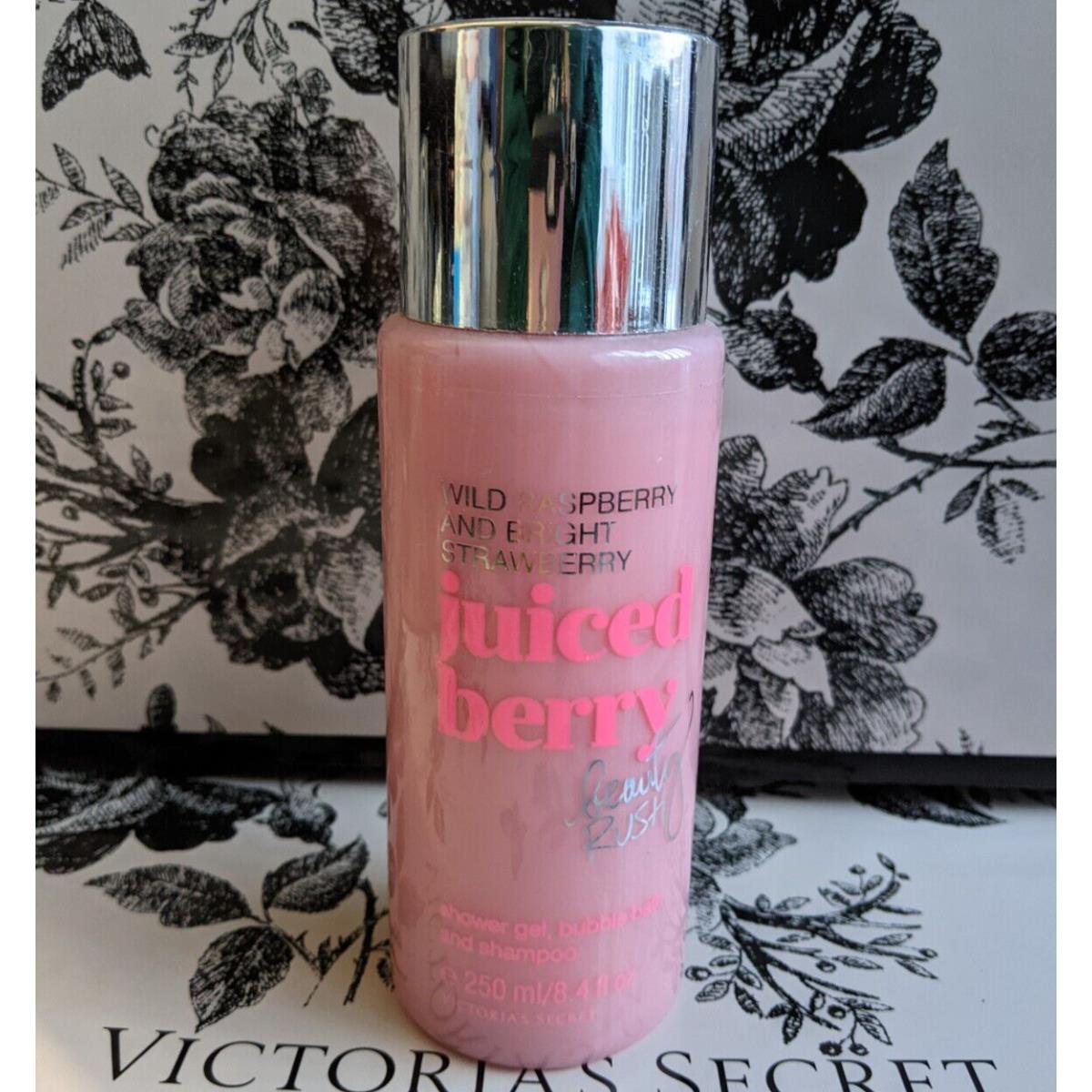 Victoria`s Secret Beauty Rush Juiced Berry Shower Gel Bubble Bath Shampoo Rare