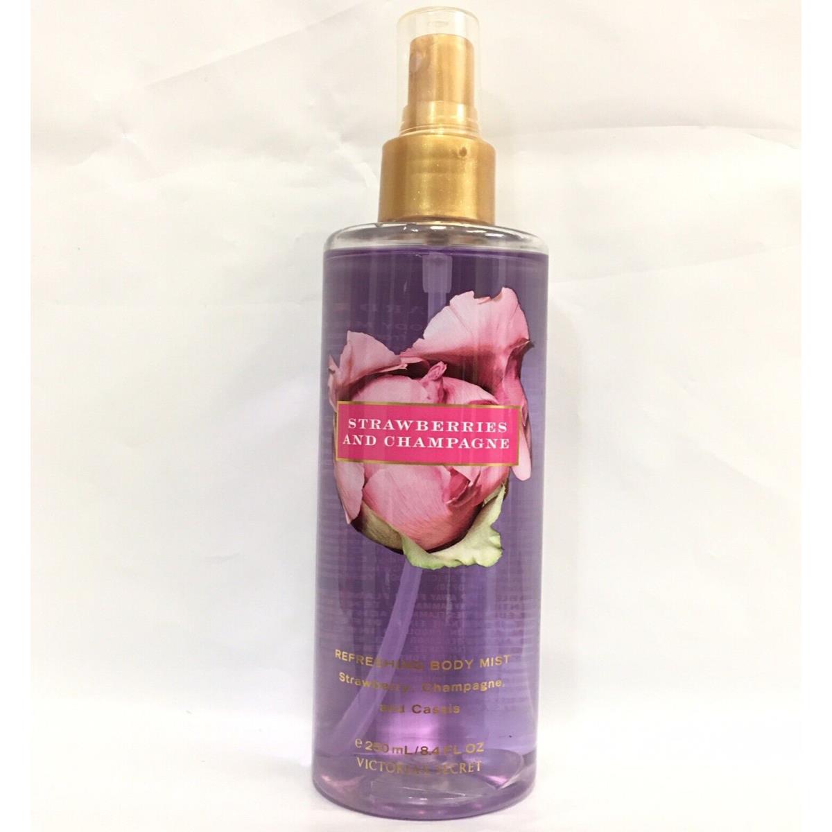 Victoria Secret Garden Strawberries Champagne Body Mist 8.4oz Vintage