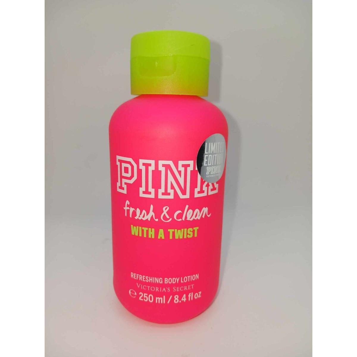 Victoria`s Secret Pink Fresh Clean with A Twist Refreshing Body Lotion 8.4 oz