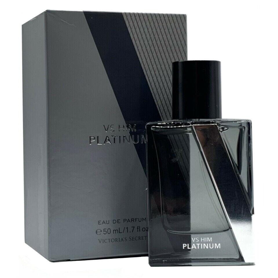 VS Him Platinum Victoria`s Secret 1.7 Oz 50 ml Edp Eau De Parfum Spray Men