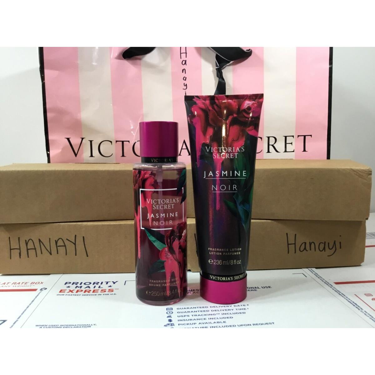 Victoria`s Secret Jasmine Noir Fragrance Mist Fragrance Lotion Set