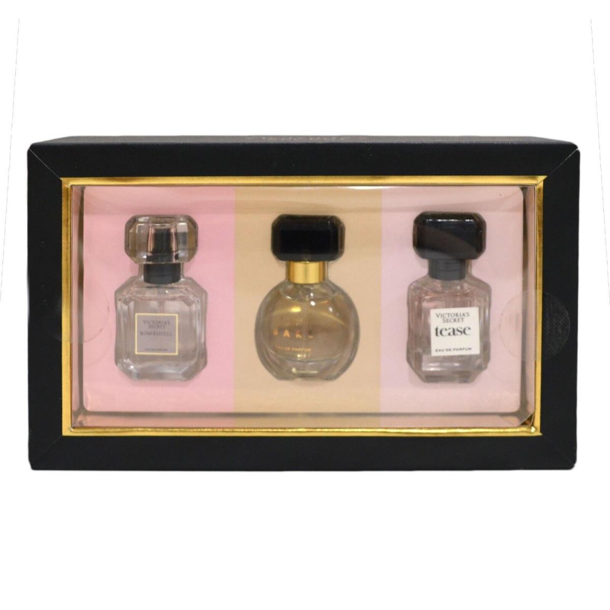 Victoria`s Secret Travel Size Perfume Gift Set 3 Piece Eau De Parfum Giftset Edp