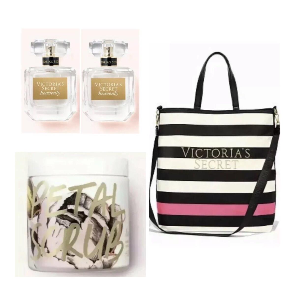 Victoria`s Secret Heavenly Eau de Parfum 1 Fl.oz. 2 / Body Polish / Tote Bag