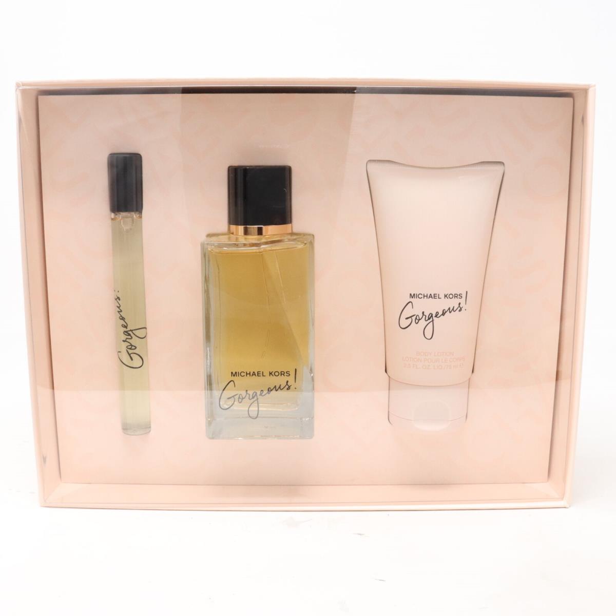 Michael Kors Gorgeous Eau De Parfum 3-Pcs Set /