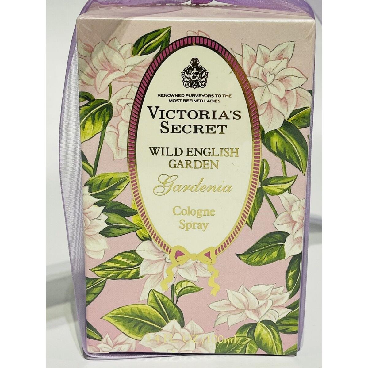 Vintage Victoria`s Secret Wild English Garden Gardenia 3.4oz 100ml Cologne Spray