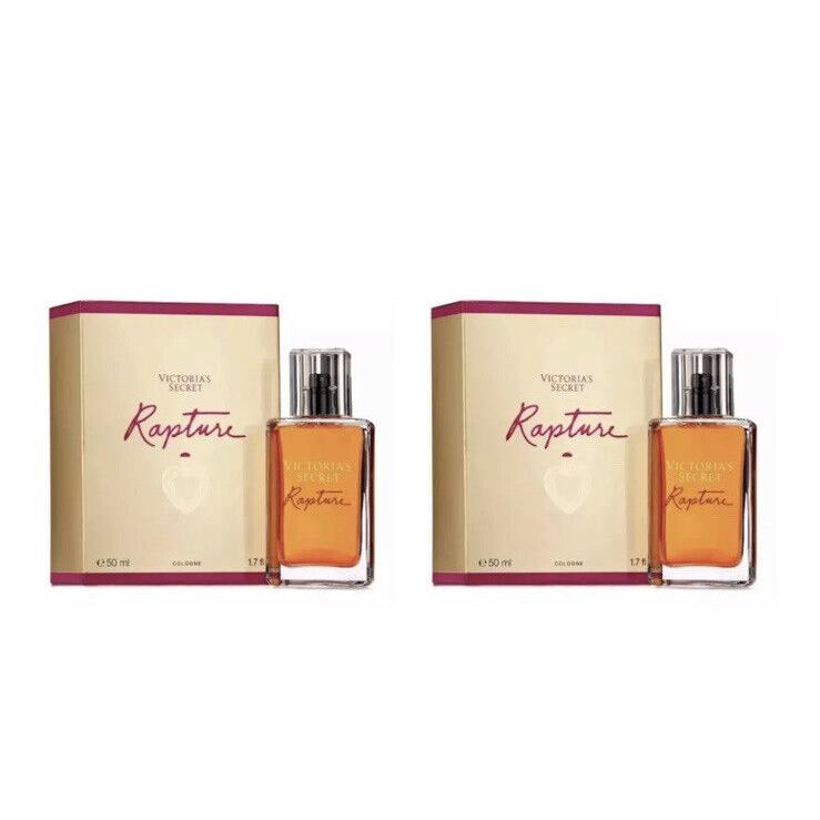 Victoria s Secret Rapture Eau de Cologne 1.7 Fl.oz. Lot of 2