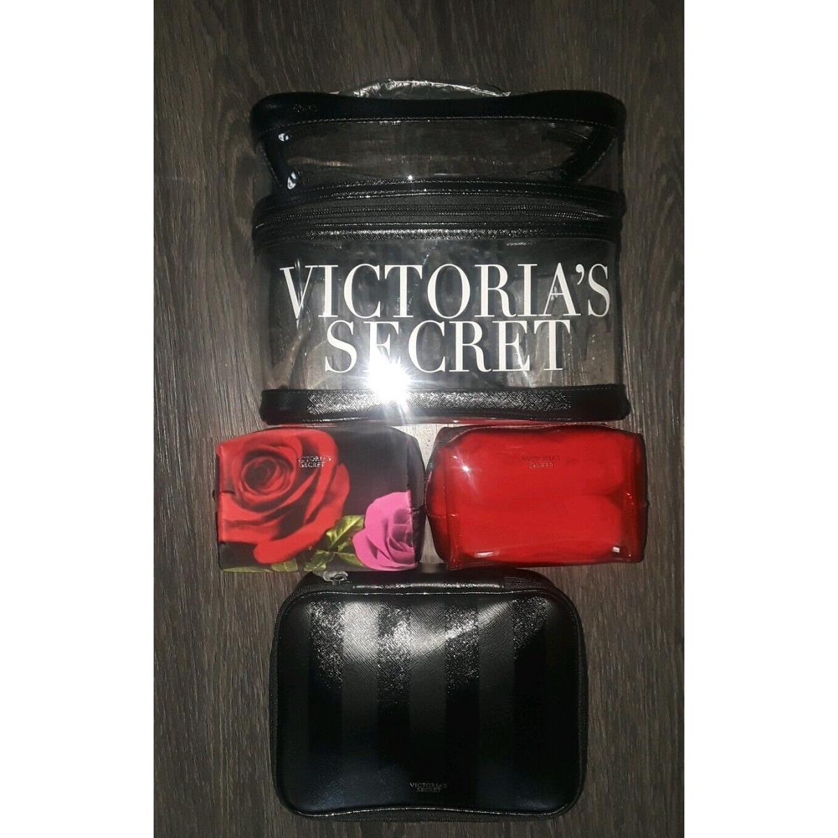 Victoria Secret 4 in 1 Beauty/cosmetic Set Floral/logo