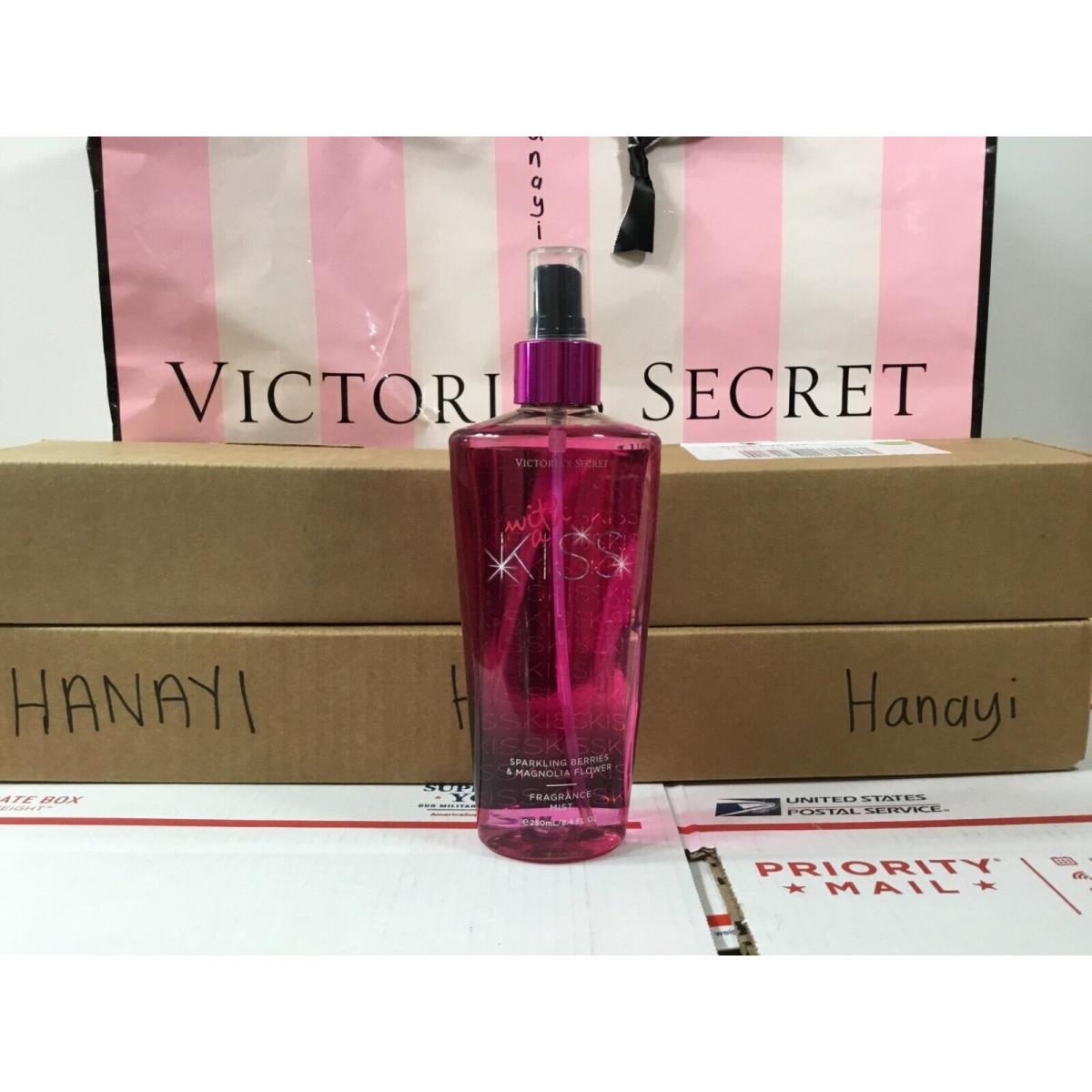 Victoria`s Secret with A Kiss Fragrance Mist 8.4 OZ / 250 ML