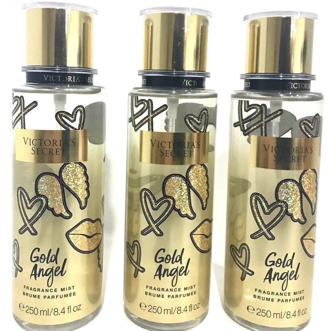 3 Victoria`s Secret Gold Angel Women`s Fragrance Mist Body Spray 8.4 FL OZ