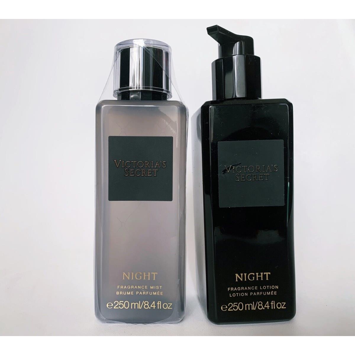 Victoria`s Secret Night Fragrance Body Mist and Body Lotion Set