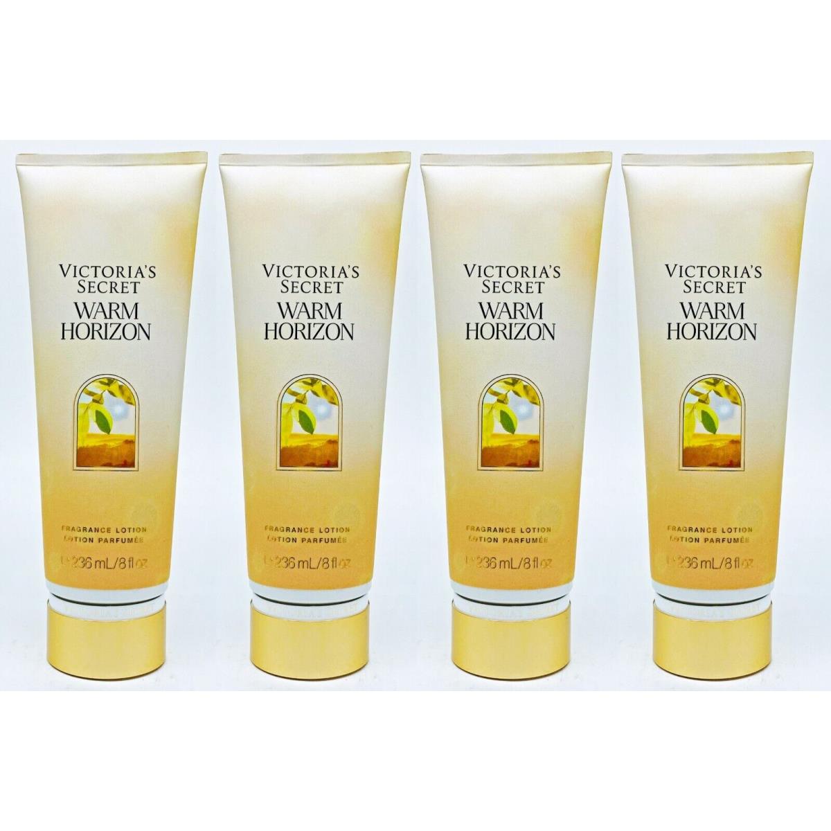 4 Victoria`s Secret Warm Horizon Fragrance Lotion 8 oz