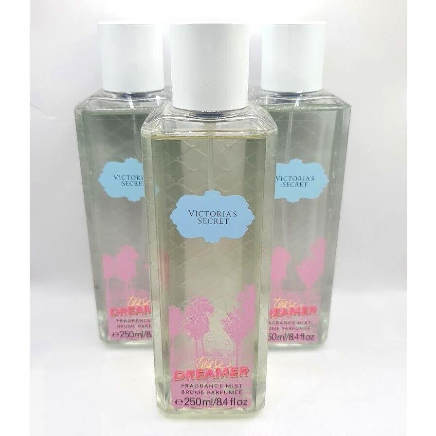 Victoria`s Secret Tease Dreamer Body Mist 8.4 FL OZ Set OF 3