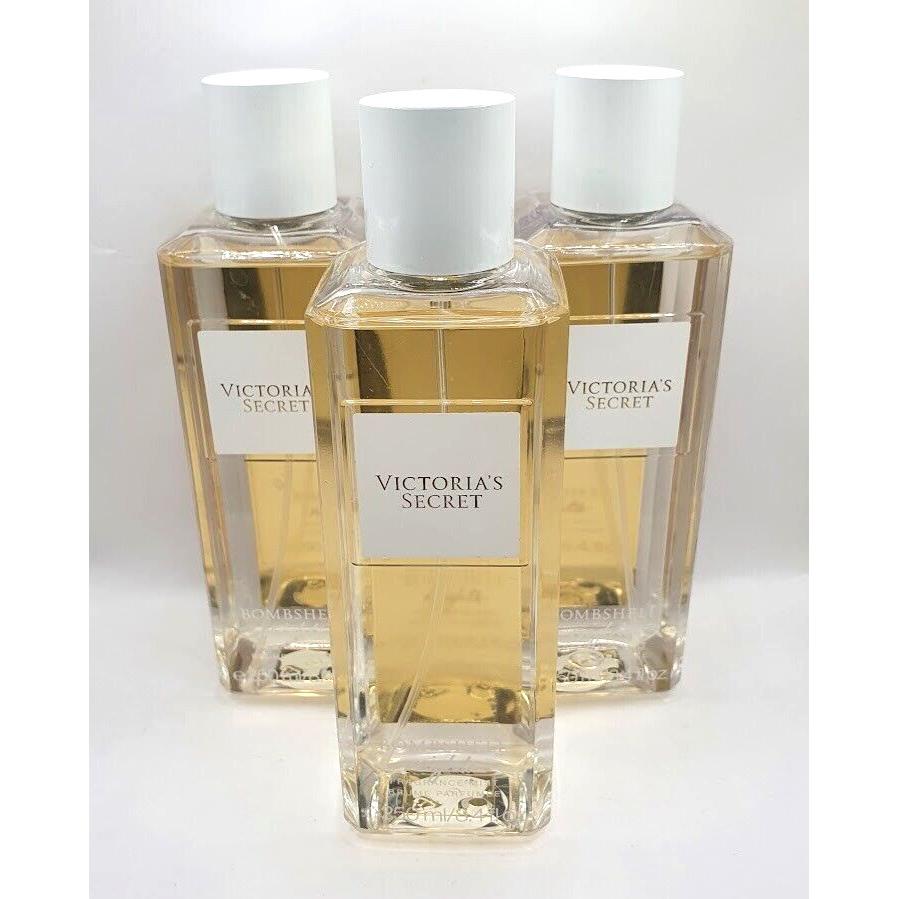 Victoria`s Secret Bombshell Nights Fragrance Body Mist 8.4 oz Set OF 3