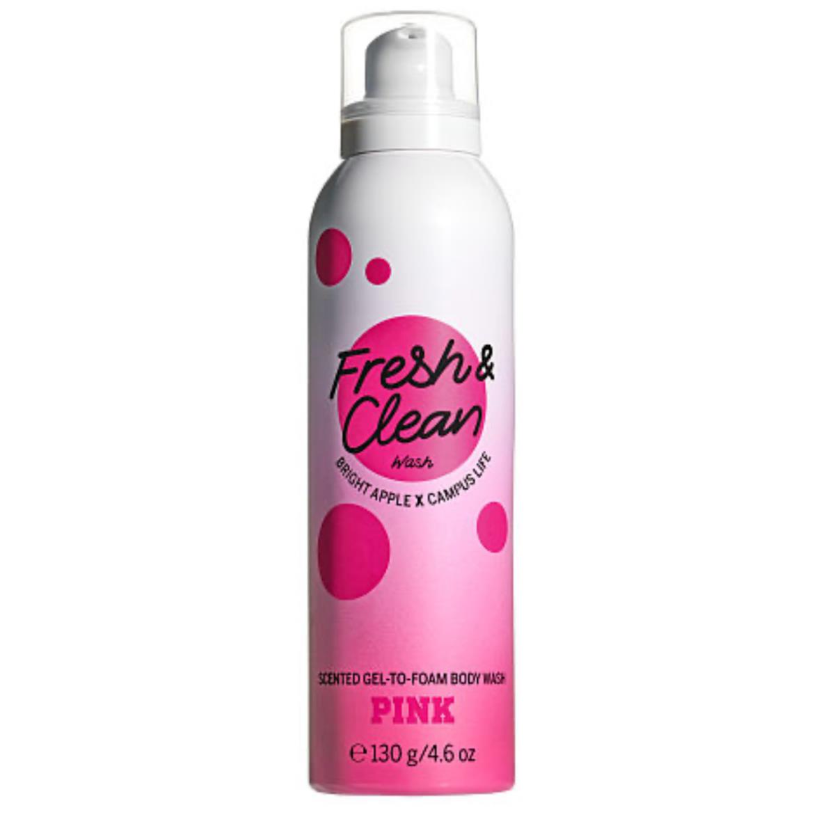 Victorias Secret Pink Fresh and Clean Gel To Foam Body Wash Vhtf 4.6 oz