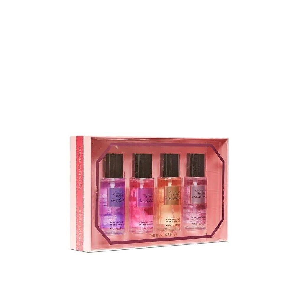 Victoria`s Secret VS 4 PC Women Gift Set - Love Spell Pure Seduction Bare Vanilla Velvet Petals