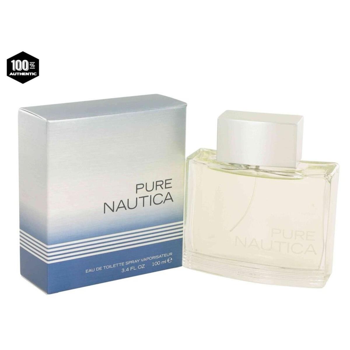 Nautica Pure Nautica Cologne For Men 3.4 OZ / 100 ML Edt Spray Rare