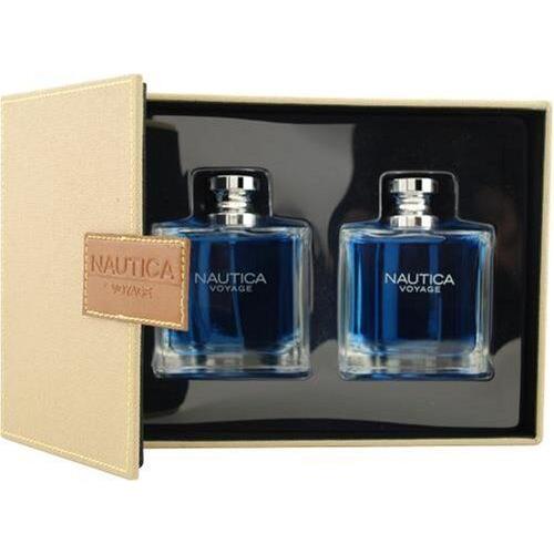 Nautica Voyage Gift Set Men 3.4 Fl.oz Edt Spray + 3.4 Fl.oz Aftershave Liquid