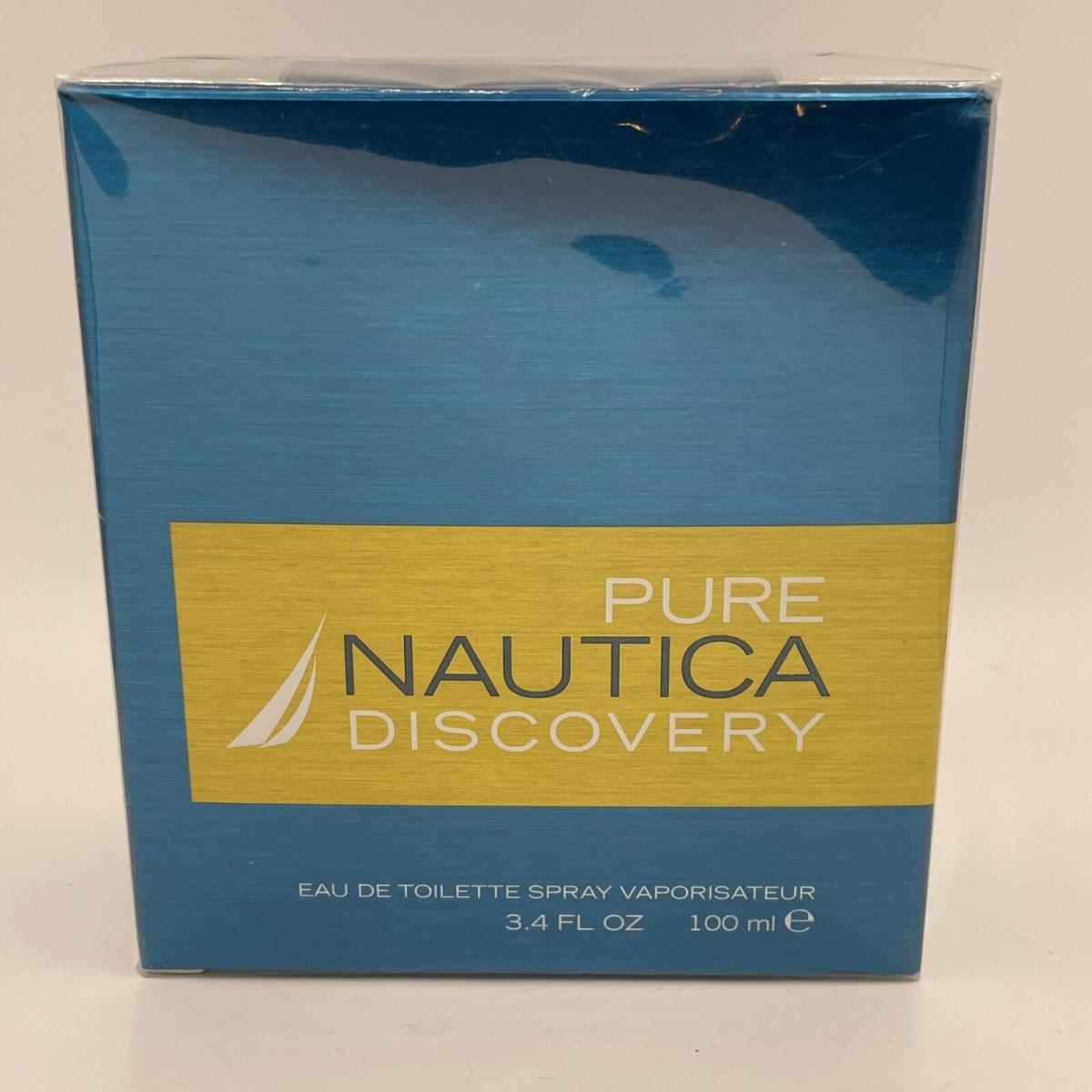 Pure Nautica Discovery By Nautica 3.4oz/100ml Edt Spray For Men